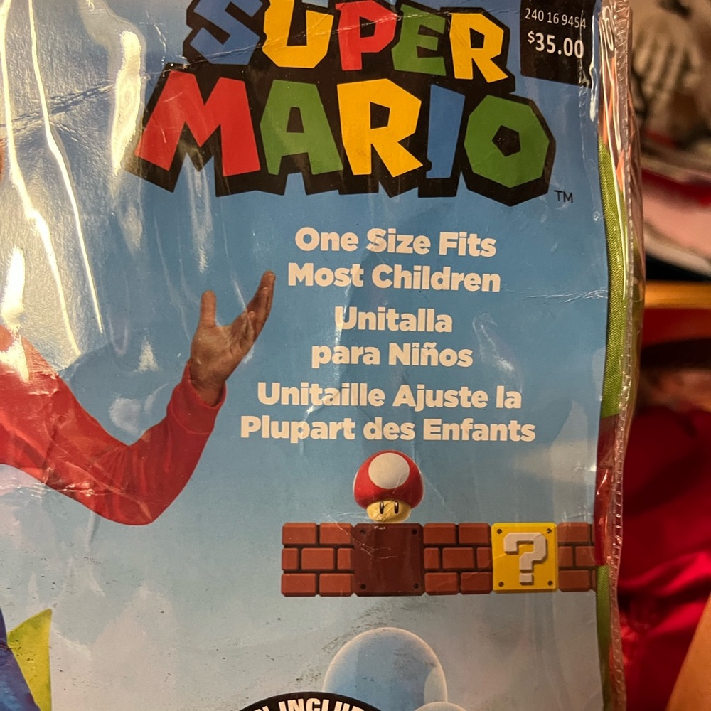 One size fits most children super Mario inflatable